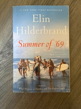 Elin Hilderbrand "Summer of '69" Paperback - Blue and Cream Cover